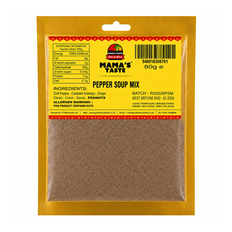 25112 Mamas Taste Pepper Soup Mix 80g X 10