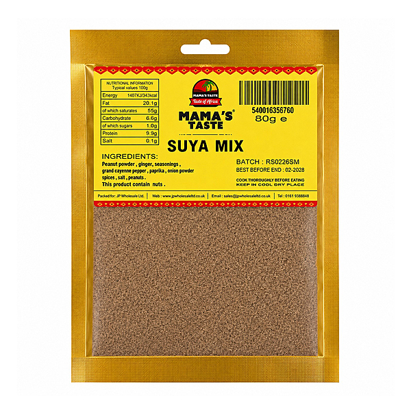 25111 Mamas Taste Suya Mix 80g X 10