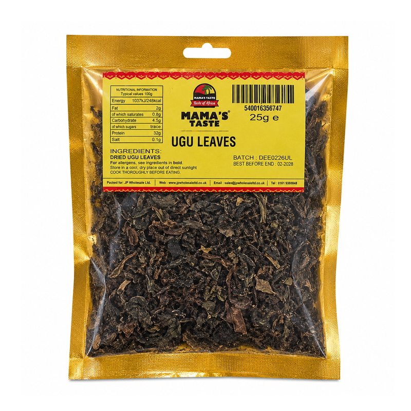 25099 Mamas Taste Ugu Leaves 25g X 10