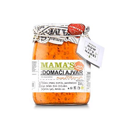 Ajvar-Mama's Hot 580 mL/12