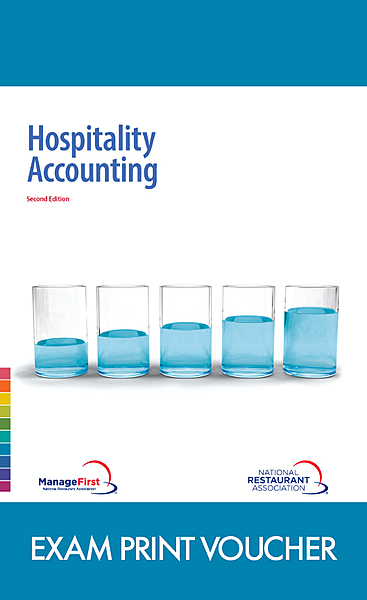 ManageFirst Hospitality Accounting Exam Voucher