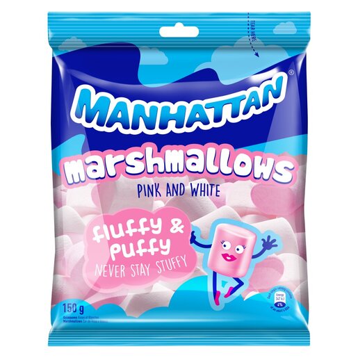 Manhattan Mashmallows Pink & white 150g
