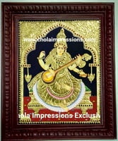 Saraswati Tanjore Painting - Exclusive Collection Saraswati Tanjore Painting - Exclusive Collection