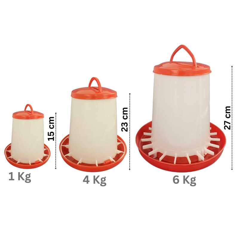 Manual Feeder 1 Kg Mini  for Poultry