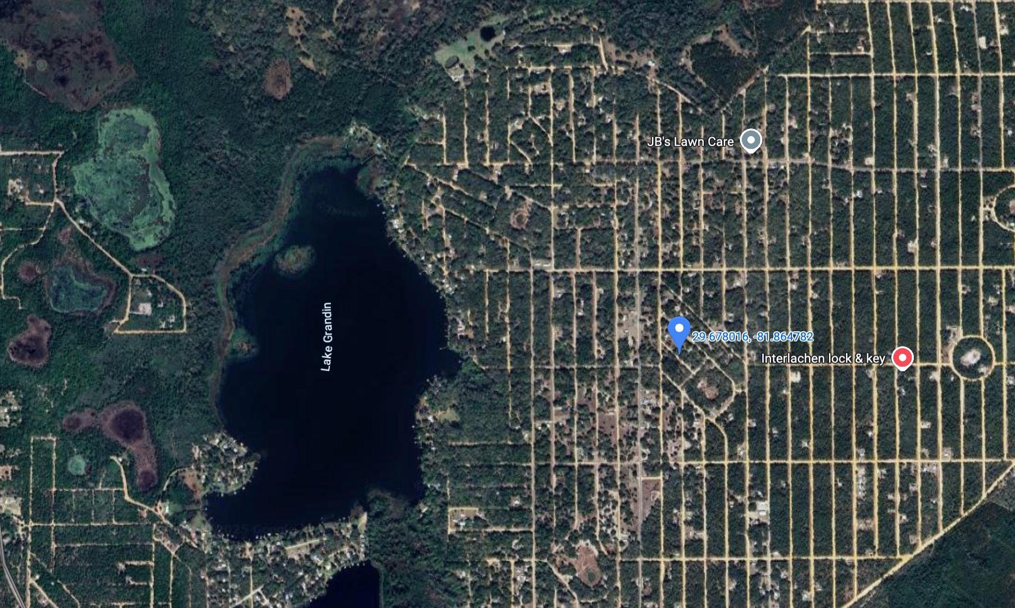 Alan Dr. & Kitty Ave. - Affordable .22 Acre Vacant Lot in Interlachen
