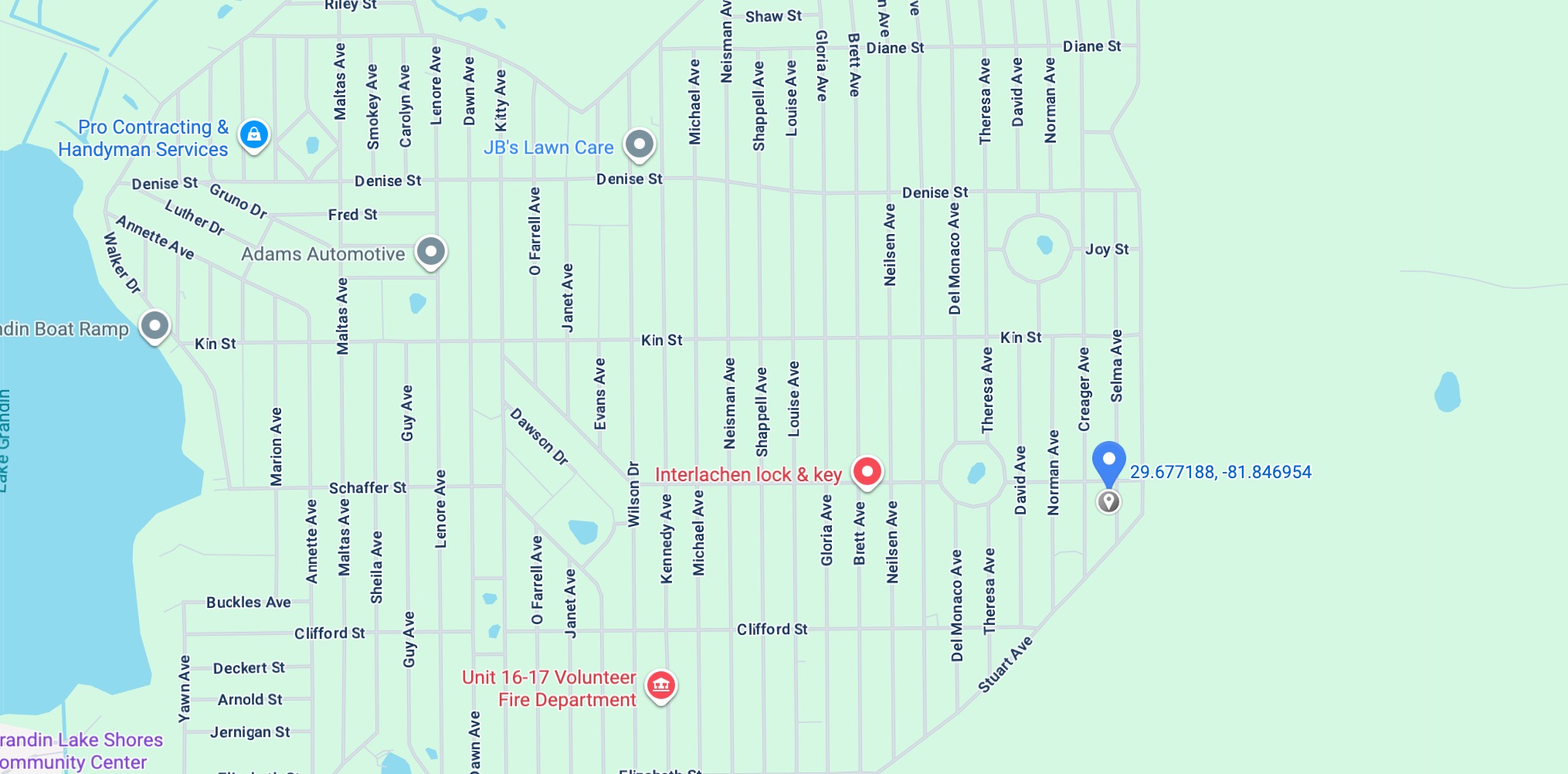 Unnamed Selma Ave. - Affordable .22 Acre Vacant Lot Interlachen, FL