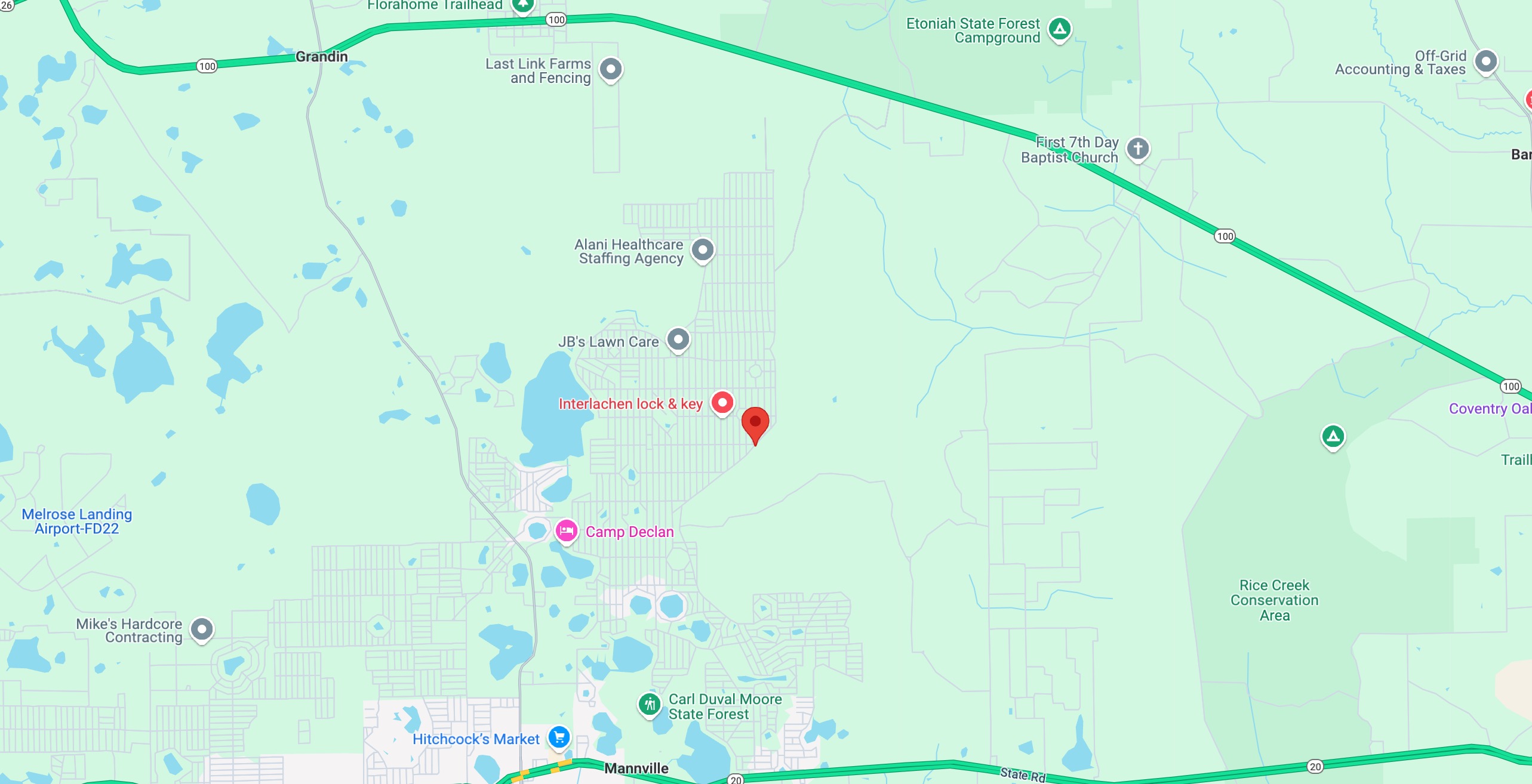 Unnamed Clifford St & Stuart Ave - Affordable .29 Acre Vacant Corner Lot in Interlachen