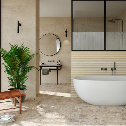 Gresie MARAZZI, CARACTER BEIGE MIX 60X120, mp/cutie 1.44