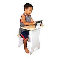 Hexhan 15.75 W Writing Desk and Chair Set Hexhan 15.75 W Writing Desk and Chair Set