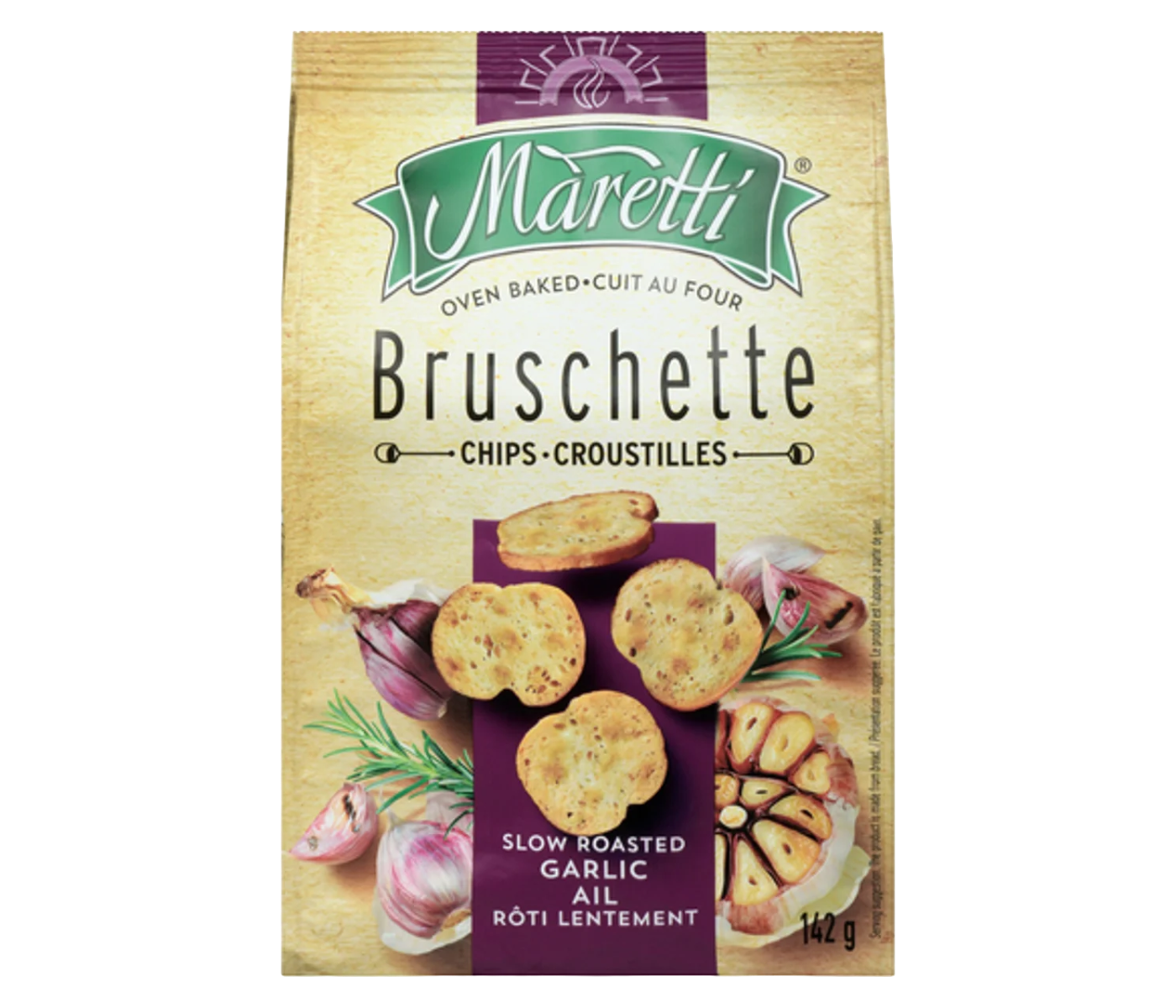 Bruschette Maretti-Roasted Garlic 142g /12
