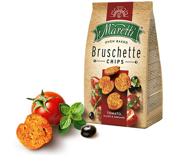 Bruschette Maretti-Tomato-Olives-Oregano 70g /15