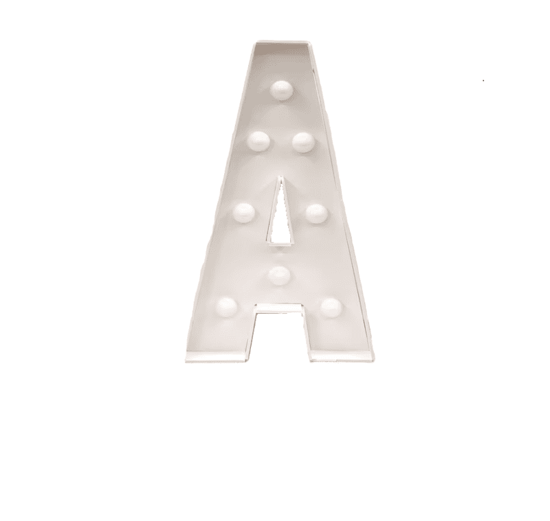 Marquee Letter  A Light-up 4 ft / Letta de marquesina — A