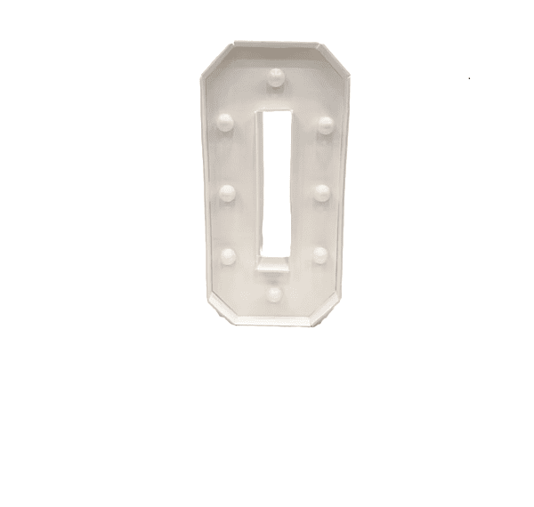 Marquee Letter O  Light-up 4 ft / Letta de marquesina — O