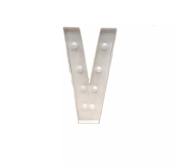 Marquee Letter V  Light-up 4 ft / Letta de marquesina — V