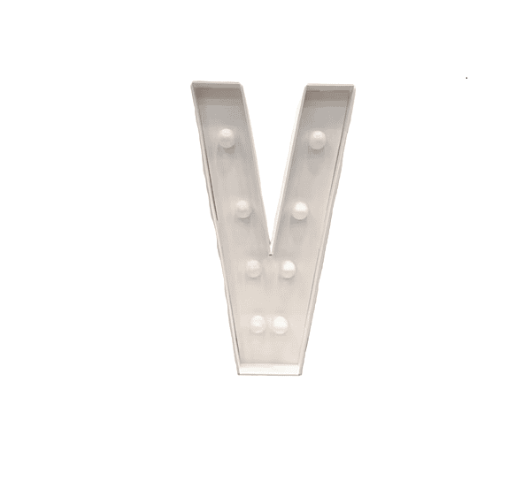 Marquee Letter V  Light-up 4 ft / Letta de marquesina — V