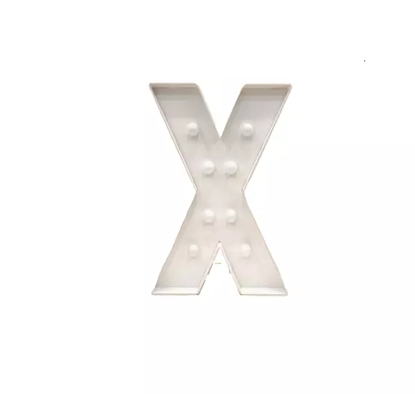 Marquee Letter X Light-up 4 ft / Letta de marquesina — X