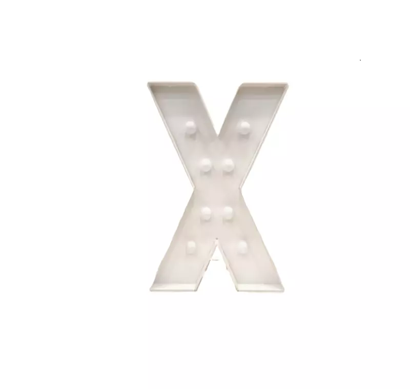 Marquee Letter X Light-up 4 ft / Letta de marquesina — X