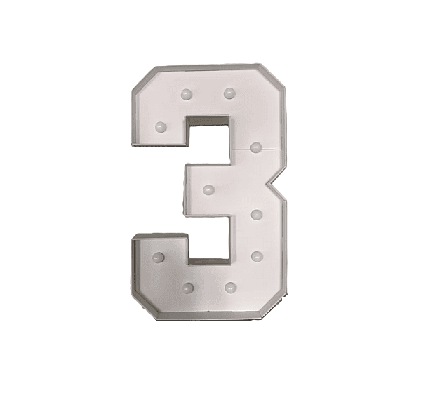 Marquee Number / Número de marquesina — 3