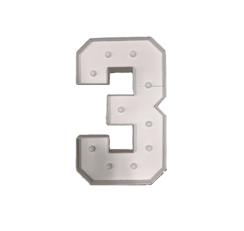 Marquee Number / Número de marquesina — 3