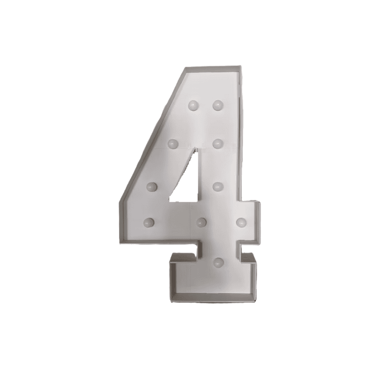 Marquee Number / Número de marquesina — 4