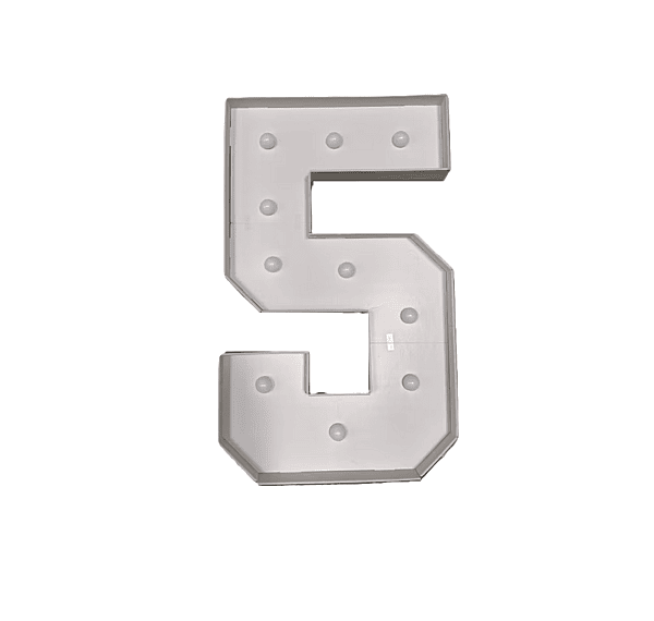 Marquee Number / Número de marquesina — 5