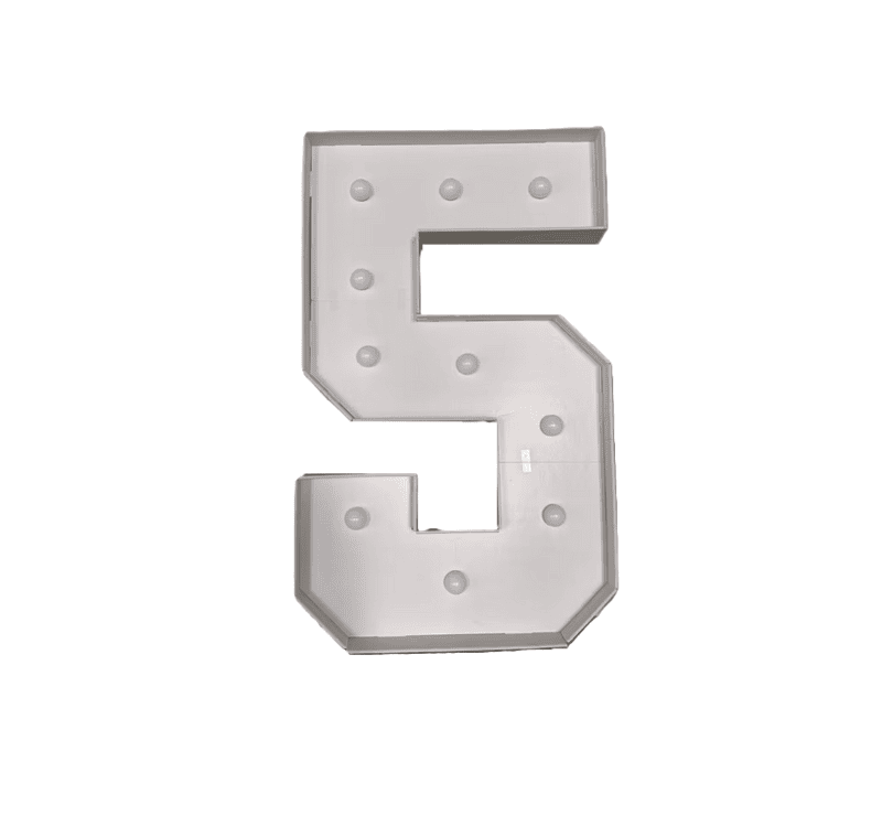 Marquee Number / Número de marquesina — 5