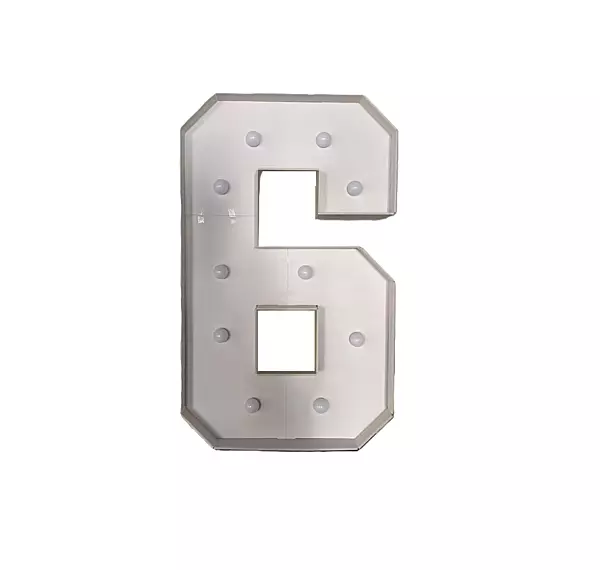 Marquee Number / Número de marquesina — 6
