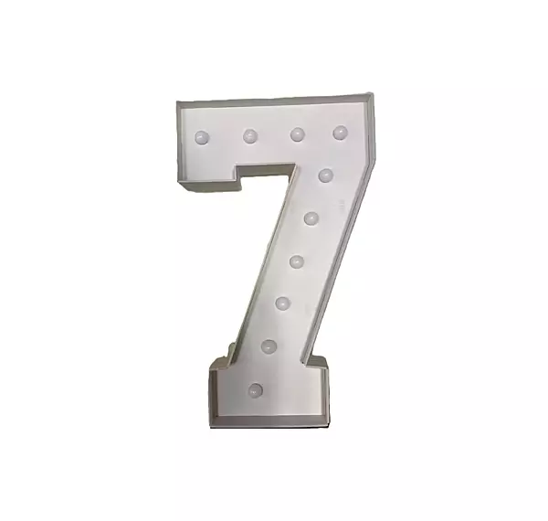 Marquee Number / Número de marquesina — 7