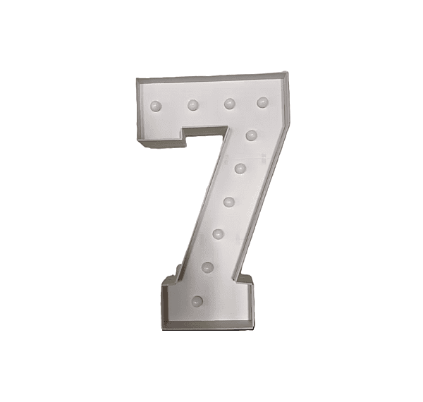 Marquee Number / Número de marquesina — 7