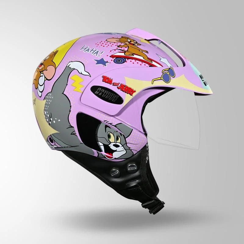 STUDDS MARSHALL KIDS TOM & JERRY LAVENDER PINK GREY/YELLOW C/V 520 MM 2XS STUDDS MARSHALL KIDS TOM & JERRY LAVENDER PINK GREY/YELLOW C/V 520 MM 2XS