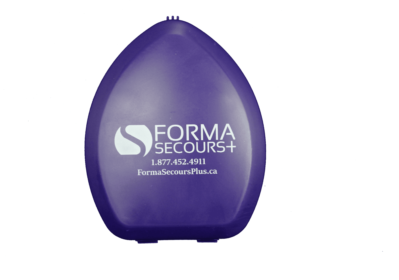 Masque de poche RCR adulte avec boitier en plastique