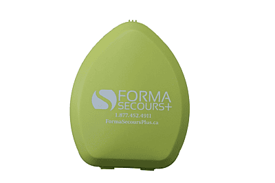 Masque de poche RCR adulte avec boitier en plastique