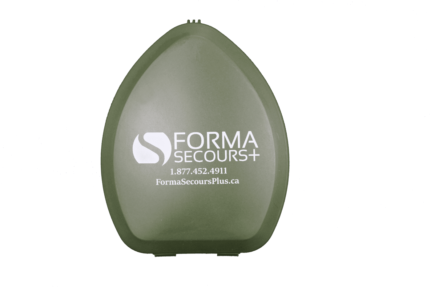 Masque de poche RCR adulte avec boitier en plastique