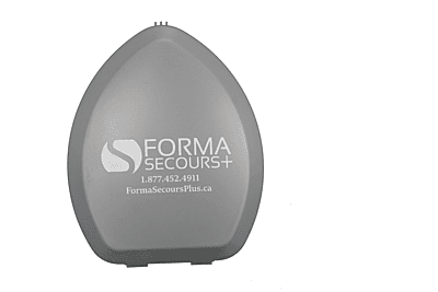 Masque de poche RCR adulte avec boitier en plastique