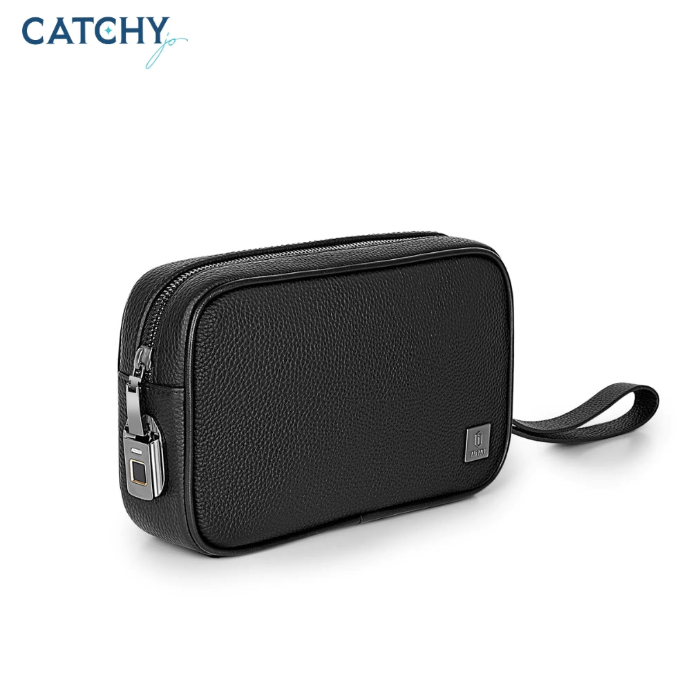 Master Genuine Leather Fingerprint Lock Pouch