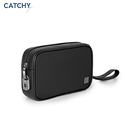 Master Genuine Leather Fingerprint Lock Pouch