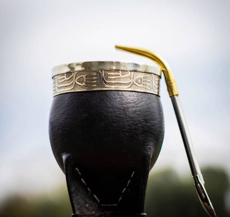 Mate artesanal + bombilla