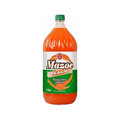 23699 Mazoe Peach Syrup Original 2l X 6