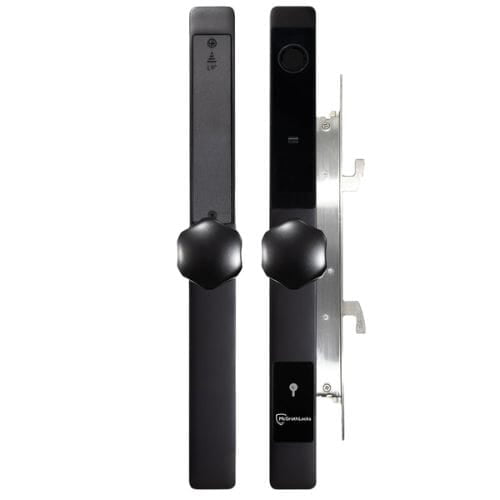 McGrath A231 Slimline Digital Lock with Hexagon Handle and Euro Style Hook Bolt Mortice Lock