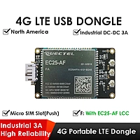 4G LTE USB Dongle with Quectel EC25 Series LCC Modem, SIM Slot, GPS, USB-A or 4PIN PH2.0 for IoT and M2M Applications