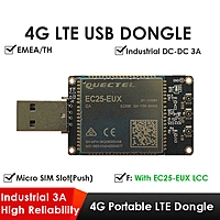 4G LTE USB Dongle with Quectel EC25 Series LCC Modem, SIM Slot, GPS, USB-A or 4PIN PH2.0 for IoT and M2M Applications
