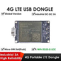 4G LTE USB Dongle with Quectel EG25-G LCC Modem, SIM Slot, GPS, USB-A or 4PIN PH2.0 for Global LTE Networks