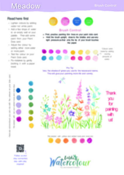 Meadow Instruction Poster