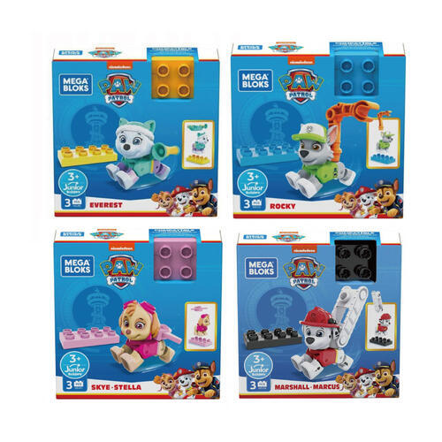 Mega Bloks: Paw Patrol Adventure City Pups Assortment