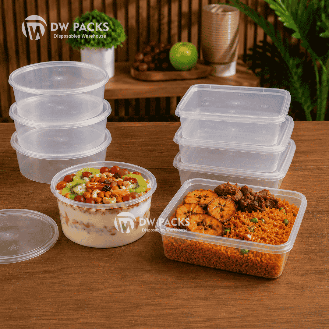 1 LITRE CLEAR TAKEAWAY BOWL (MEGA)