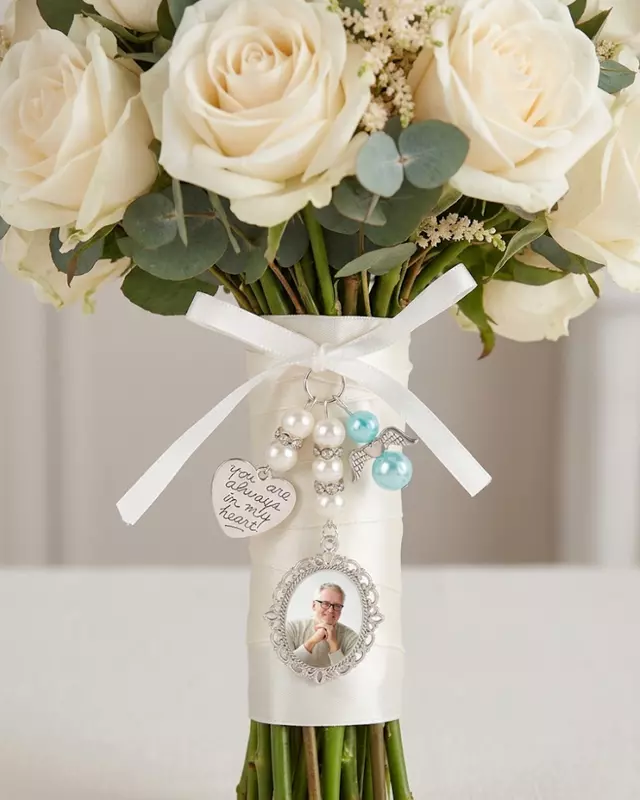 Tribute Collection Custom Image Bouquet Charm