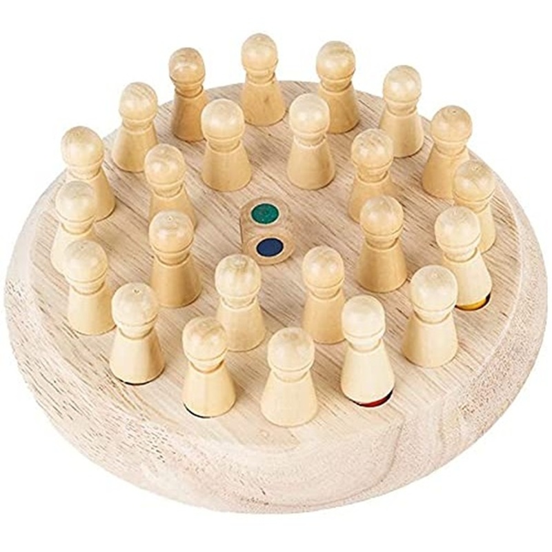 Wooden Memory Match Stick Chess Game