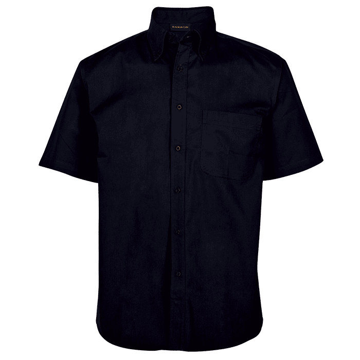Brushed Cotton Twill Short Sleeve Lounge Shirt