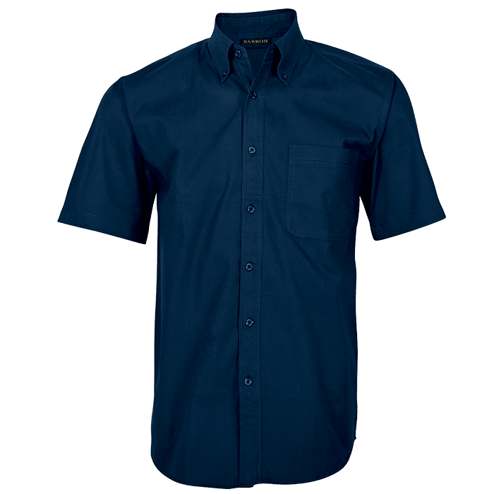 Brushed Cotton Twill Short Sleeve Lounge Shirt