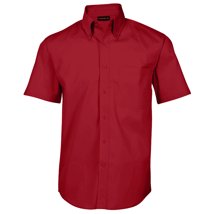 Brushed Cotton Twill Short Sleeve Lounge Shirt